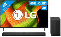 LG 48 inches OLED B59 4K (2025) + LG DS70TY TVs to stream movies and series