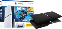 PlayStation 5 Slim mit Laufwerk Fortnite Set + Cover Schwarz Weihnachtsangebot 2025 für die PlayStation 5