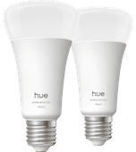Philips Hue A67 White & Color 1.600 lm E27 Doppelpack Philips Hue E27 White & Color
