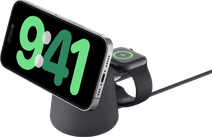 Belkin MagSafe and Qi2 2-in-1 Wireless Charger 15W with Stand Black Apple Watch Wireless Charger