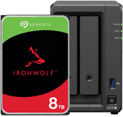 Synology DS725+ + Seagate IronWolf 8TB NAS bundle