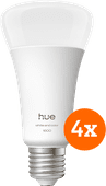 Philips Hue A67 White & Color 1.600 lm E27 4er-Pack Philips Hue E27 White & Color