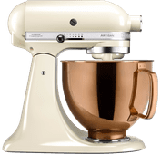 KitchenAid Artisan Mixer 5KSM125 Crème + Design Rührschüssel Kupfer Weihnachtsangebot 2025 für Küchenmaschinen