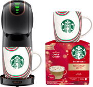 Krups Dolce Gusto Genio S Touch + Starbucks Kaffeetassen und Kaffeepaket Dolce Gusto Maschine
