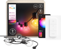 Philips Hue Festavia Globe Lichterkette - 14 Meter - Erweiterung + Dimmer Smarte Außenbeleuchtung