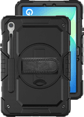 Just in Case Samsung Galaxy Tab S10 FE Plus Shockproof Case Schwarz Tablethülle mit Ständer