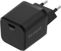 BlueBuilt Power-Delivery-Ladegerät mit USB-C-Anschluss 65 W Schwarz Schnellladegerät