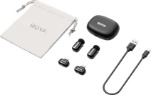 Boya Mini 2 Schwarz für USB-C und Lightning Omnidirektionales Mikrofon