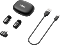 Boya Mini 2 Schwarz für USB-C Omnidirektionales Mikrofon
