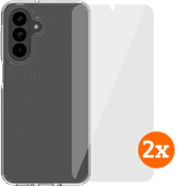 BlueBuilt Protective Back Cover Samsung Galaxy A26 Transparent + Screen Protector Duo Pack Ruggedized case