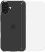 BlueBuilt Back Cover Apple iPhone 16 Plus Transparent + Screen Protector Glass BlueBuilt case for iPhone