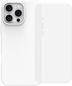 BlueBuilt Back Cover iPhone 16 Pro Max White + Screen Protector Glass Apple iPhone 16 Pro Max case