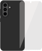 BlueBuilt Samsung Galaxy A56 Backcover Schwarz + BlueBuilt Panzerglas Langlebige Handyhülle