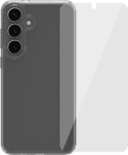 BlueBuilt Protective Backcover Samsung Galaxy S25 Plus Transparent + Panzerglas BlueBuilt Handyhülle