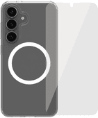 BlueBuilt Protective Backcover Samsung Galaxy S25 Transparent + Panzerglas Langlebige Handyhülle