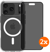 BlueBuilt Protective Backcover MagSafe iPhone 17 Pro + Privacy Displayschutz Doppelpack BlueBuilt Hülle für iPhone