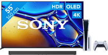 Sony 55 inches BRAVIA 8 II 4K QD-OLED + Sony BRAVIA Theatre Bar 8 Black + PlayStation 5 Sony TV with Acoustic Surface