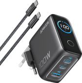 Anker Ladegerät 3 USB-Ports 100 W Power Delivery 3.1 Schwarz Anker