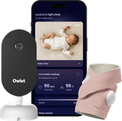 Owlet Dream Duo Dusty Rose OW-DSDUO-RO Low-radiation baby monitor