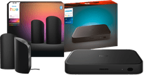 Philips Hue Play Wall Washer Schwarz - Doppelpack + HDMI Sync Box 8K Philips Hue Tischleuchte