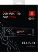 SANDISK Optimus GX PRO 8100 2TB PCIe 5.0 NVMe SSD SanDisk Optimus GX Pro interne SSD