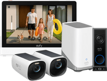 eufyCam 3 Duo Pack + HomeBase 3 + Doorbell E340 + Smart Display E10 IP camera for NAS