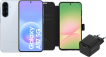 Samsung Galaxy A57 128GB Hellblau 5G + Basis-Zubehörset Smartphone, Tablet und Smart-Uhr im Angebot