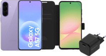 Samsung Galaxy A57 128GB Lila 5G + Basis-Zubehörset Smartphone, Tablet und Smart-Uhr im Angebot