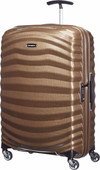 Samsonite Lite-Shock Spinner 69cm Sand Suitcase for a 1 to 2-week trip