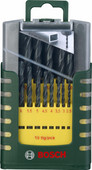 Bosch Metal Drill Bit Set HSS-TiN 19-piece Bosch Green