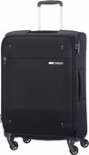 Samsonite Base Boost Expandable Spinner 66cm Black Suitcase for a 1 to 2-week trip