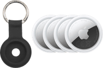 Apple AirTag 2 (4er-Pack) + BlueBuilt Apple AirTag Schlüsselanhänger 