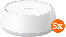 TP-Link Deco BE25 5er-Pack WLAN-Lösung fürs Streamen in einem Einfamilienhaus