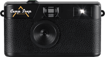 Campsnap Digitalkamera Stealth Black Kamera für Reisen