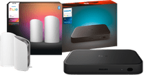 Philips Hue Play Wall Washer Weiß - Doppelpack + HDMI Sync Box 8K Philips Hue Tischleuchte