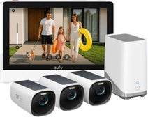 eufyCam 3 3-Pack + Smart Display E10 IP camera for NAS