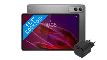 Lenovo Yoga Tab 11,1 Zoll 256GB WLAN Grau mit Stylus + BlueBuilt Ladegerät Tablets für die Basisnutzung