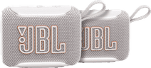 JBL Go 5 Doppelpack Weiß Kabellosen Lautsprecher im Set