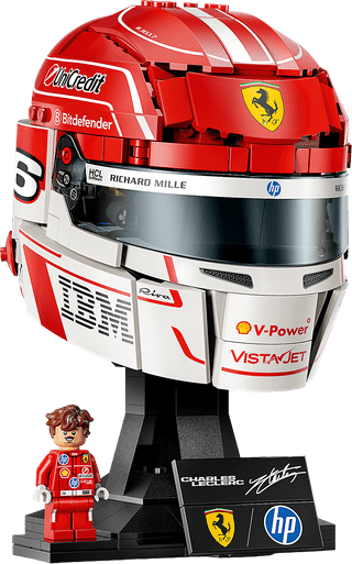 LEGO Editions Scuderia Ferrari HP Charles Leclerc Helm 43014