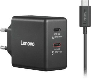 Lenovo Dual USB-C 65 W GaN-Ladegerät