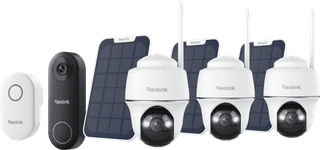 Reolink Argus B430 3er-Pack + Solar Panel + D340W + Chime
