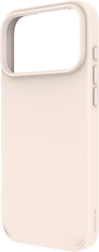 BlueBuilt MagSafe Hülle iPhone 18 Pro Max Beige + Powerbank 5.000 mAh Grau