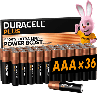 Duracell Plus AAA-Batterien 36 Stück