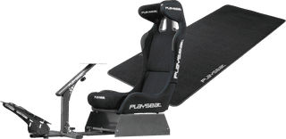 Playseat Evolution Pro ActiFit Schwarz + Bodenschutzmatte