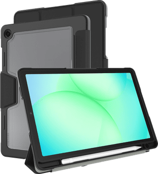 Just in Case Samsung Galaxy Tab A11/A9 Plus ArmorElite Book Case Schwarz