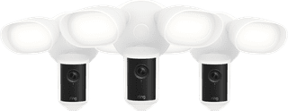Ring Floodlight Kamera Wired Pro 2. Generation Weiß 3er-Pack