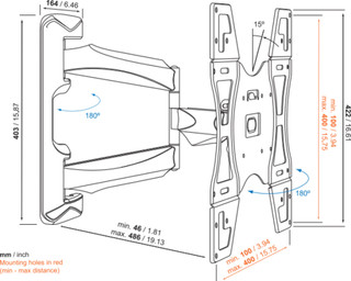 Vogel's Full-Motion TV Wall Mount