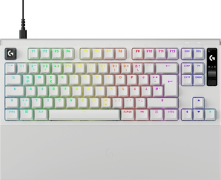 Logitech G PRO X2 RAPID TKL Gaming-Tastatur Weiß Qwertz