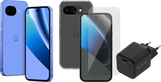 Google Pixel 10a 128GB Blau 5G + Komplettes Zubehörset