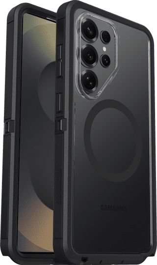 Otterbox Defender Samsung Galaxy S26 Ultra Backcover mit Magnet Transparent mit schwarzem Rand